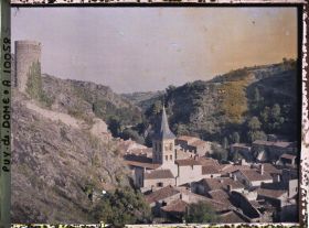 Image représentant France, St Floret, Vue d'ensemble sur le Village