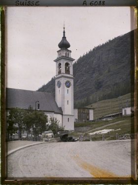 Image représentant L'église protestante de Pontresina