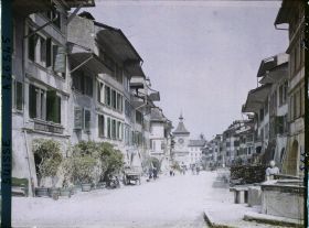 Image représentant La Hauptgasse (Grand-Rue) et la porte de Berne