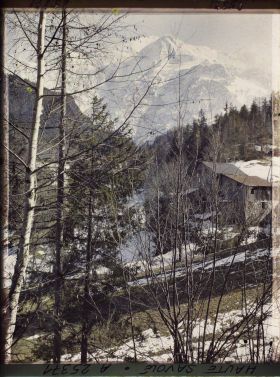 Image représentant France Les Alpes, Vallée de Chamonix ; Paysage Alpestre vers l' Aige du Goûter