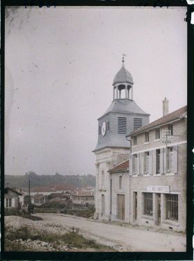 Image représentant France, Varennes (CT) Meuse (1840h), Entrée de Varennes par la route de Verdun
