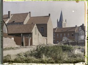 Image représentant Belgique, Neuve Eglise,Reconstructions vers l'Eglise