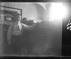 Image représentant Un passager dans une cabine de 2eme classe