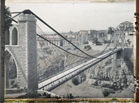 Image représentant Algérie, Constantine, Pont Suspendu de Sidi Mécid