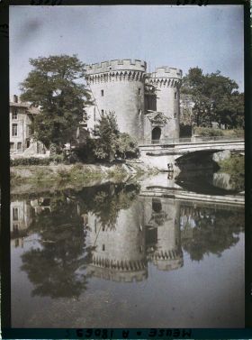 Image représentant France, Verdun, La Porte Chaussée et la Meuse