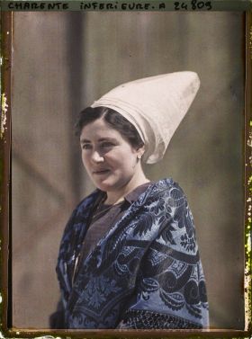 Image représentant Madame Chauvet portant une coiffe réthaise