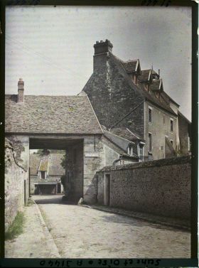 Image représentant France , Trappes (Seine et Oise), L'entrée d'une ferme
