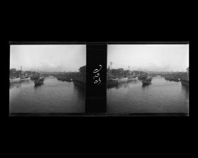 Image représentant La rivière Ishikawa probablement vue du pont Yoshidabashi