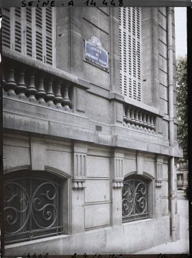 Image représentant Plaque de l'Avenue du Président Wilson