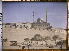 Image représentant Vue de la mosquée Méhémet Ali dite " mosquée d'albâtre "