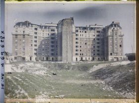 Image représentant Démolition des fortifications et reconstruction d'immeubles (HBM), porte d'Orléans