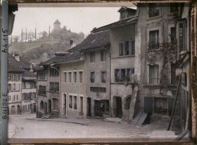 Image représentant La rue de la Samaritaine et la tour de Dürrenbühl