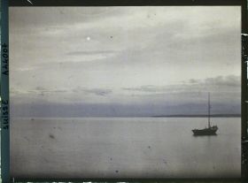 Image représentant Une barque sur le Léman