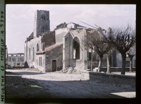 Image représentant France, Haraucourt, L'ensemble de l'Eglise, vu du Château
