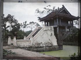 Image représentant Le temple Nhu't-chu-tu' ou Mot-cot (" Pagode du pilier unique ")