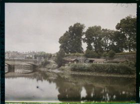 Image représentant France, Bayonne, La Porte d'Espagne et le Pont du Génie.