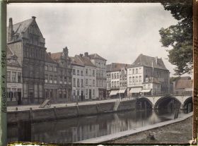Image représentant Belgique, Malines, Les bords de la Dyle et le Vieux Pont