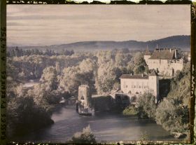 Image représentant France, Sauveterre de Béarn, Panorama. Effet du matin