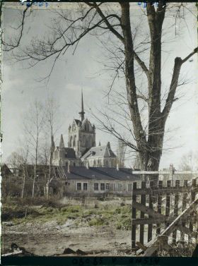 Image représentant France, Braine, Paysage vers l'Eglise