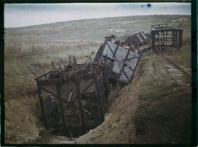 Image représentant France, Bras, Le train sauveur vu le très près