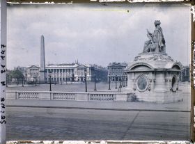 Image représentant La place de la Concorde et la statue de Marseille