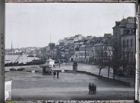 Image représentant Le port d'Audierne vu depuis l'Hôtel de France