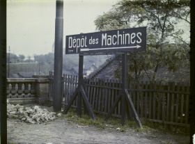 Image représentant Allemagne, Mayence, Inscription Dépôt des machines