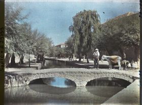 Image représentant Canal alimenté par les eaux de l'Oronte (nom arabe : Nahr El Assi, la rivière rebelle)