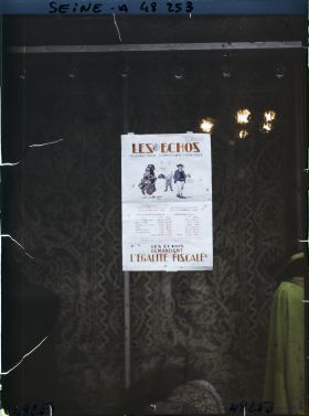 Image représentant Affiche du journal Les Echos pour l'égalité fiscale
