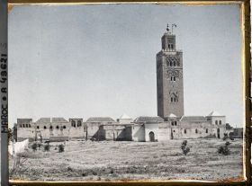 Image représentant Vue générale de la grande mosquée Koutoubiya