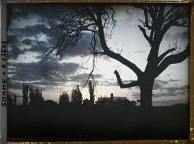 Image représentant France, Roye, Coucher de Soleil s/ la Sucrerie de Roye