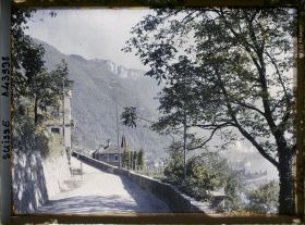 Image représentant La route de Glion et le Léman