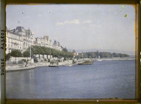 Image représentant Le quai Wilson, le parc Mon Repos et le Léman