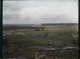 Image représentant France, Coucy le Château, Panorama pris du Donjon vers le nord