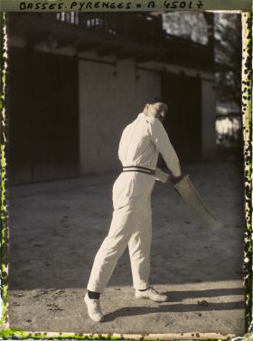 Image représentant Le joueur de pelote basque Marcel-Auguste Léonis