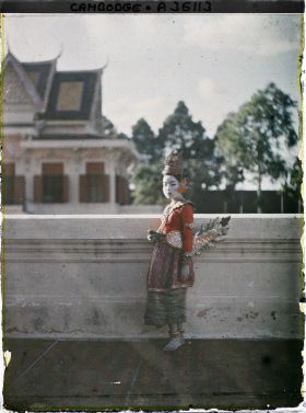 Image représentant Danseuse du ballet royal en costume de nymphe maritime