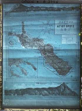 Image représentant Carte du Mont Athos