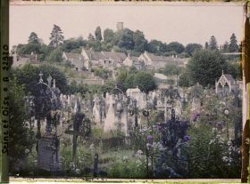 Image représentant France, Montfort l'Amaury, Montfort L'Amaury - Les ruines du Château et le Cimetière