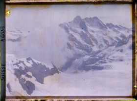 Image représentant Panorama de l'Eismeer ou la mer de Glaces depuis le train du Jungfraujoch