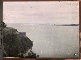 Image représentant France, Blaye, Vue s/la Gironde prise de la Citadelle