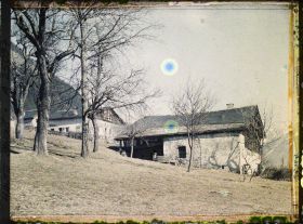 Image représentant France Les Alpes, Moussoux, Vallée de Chamonix, Village des Moussoux - Type de maisons du Pays