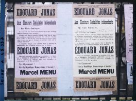 Image représentant Affiche pour les élections municipales, Edouard Jonas