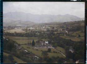 Image représentant France, Mauléon, Panorama pris du Chau Fort vers l'ancienne Eglise