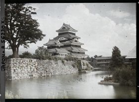 Image représentant Le château médiéval vu du nord-ouest