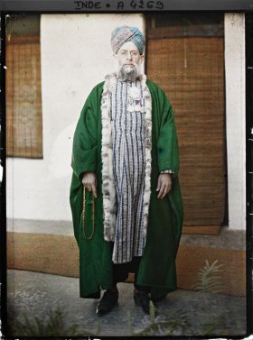 Image représentant Le grand prêtre musulman (sic) de Delhi, M. Maulvi Sayed Ahmad