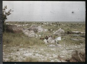 Image représentant France, Tilloy, Les Ruines du village vues vers le Sud Ouest