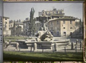 Image représentant Place Bocca della verità et fontaine
