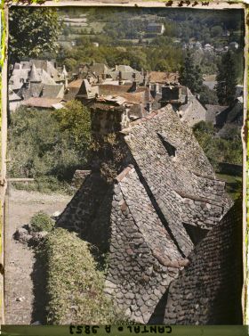 Image représentant Les toitures des maisons rue du Dr Civiale