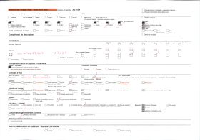 Image représentant France, Soissons, Cour de l'Evêché et Statue de St Joseph